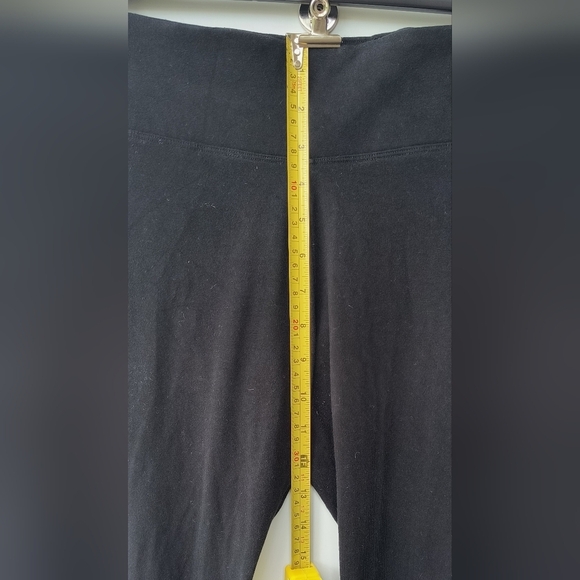 Love PINK Victoria's Secret Sequin Bling Black Yoga Athletic Stretchy Leggings M - Picture 5 of 8